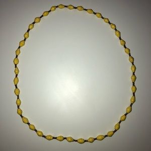 Lemon yellow necklace